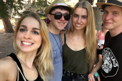 Selfie in der römischen Hitze