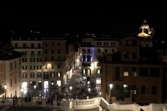 Aussicht über Rom von der Kirche "Trinita dei Monti"