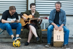 Unplugged Session auf der Terrasse