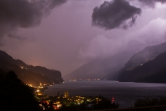 Aussicht über den Walensee von der Dachterasse
