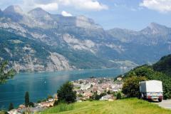 Aussicht vom Schönstattzentrum auf den Walensee